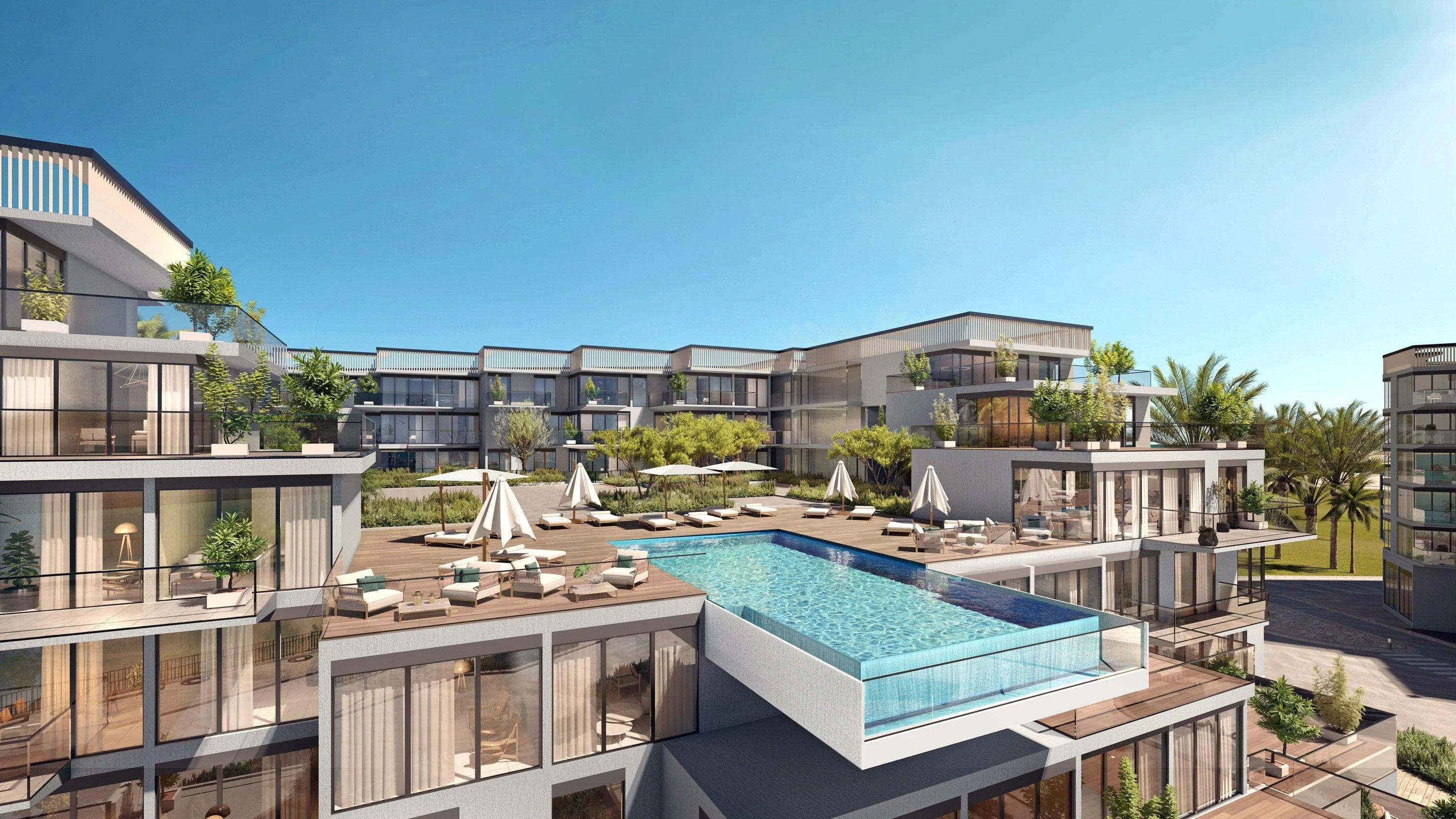 Новая резиденция с бассейном и торговым центром в престижном районе Катара