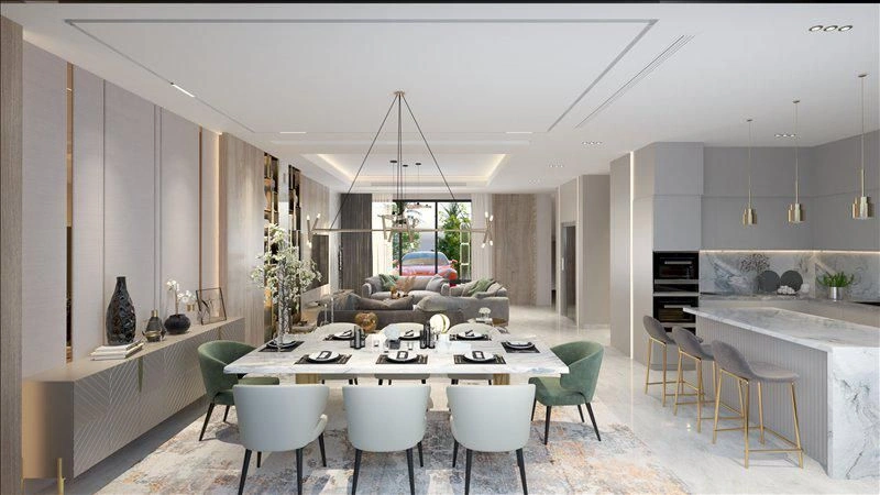 Жилой комплекс на берегу моря с бассейнами и террасами, Лусаил, Катар