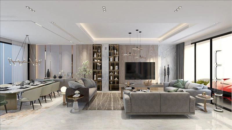 Жилой комплекс на берегу моря с бассейнами и террасами, Лусаил, Катар