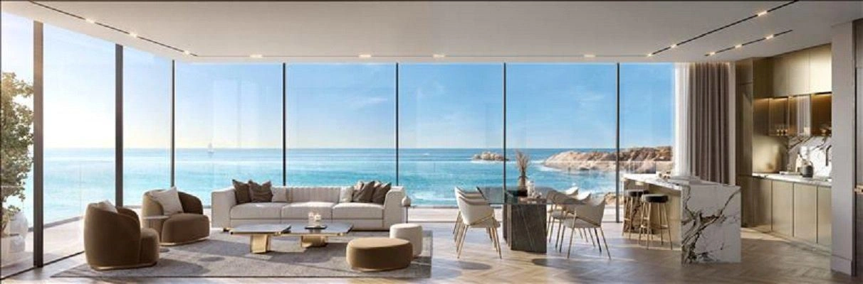 Новый жилой комплекс с бассейнами, пляжем и гольф-полем, Маскат, Оман