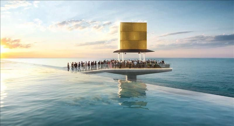 Новый жилой комплекс с бассейнами, пляжем и гольф-полем, Маскат, Оман