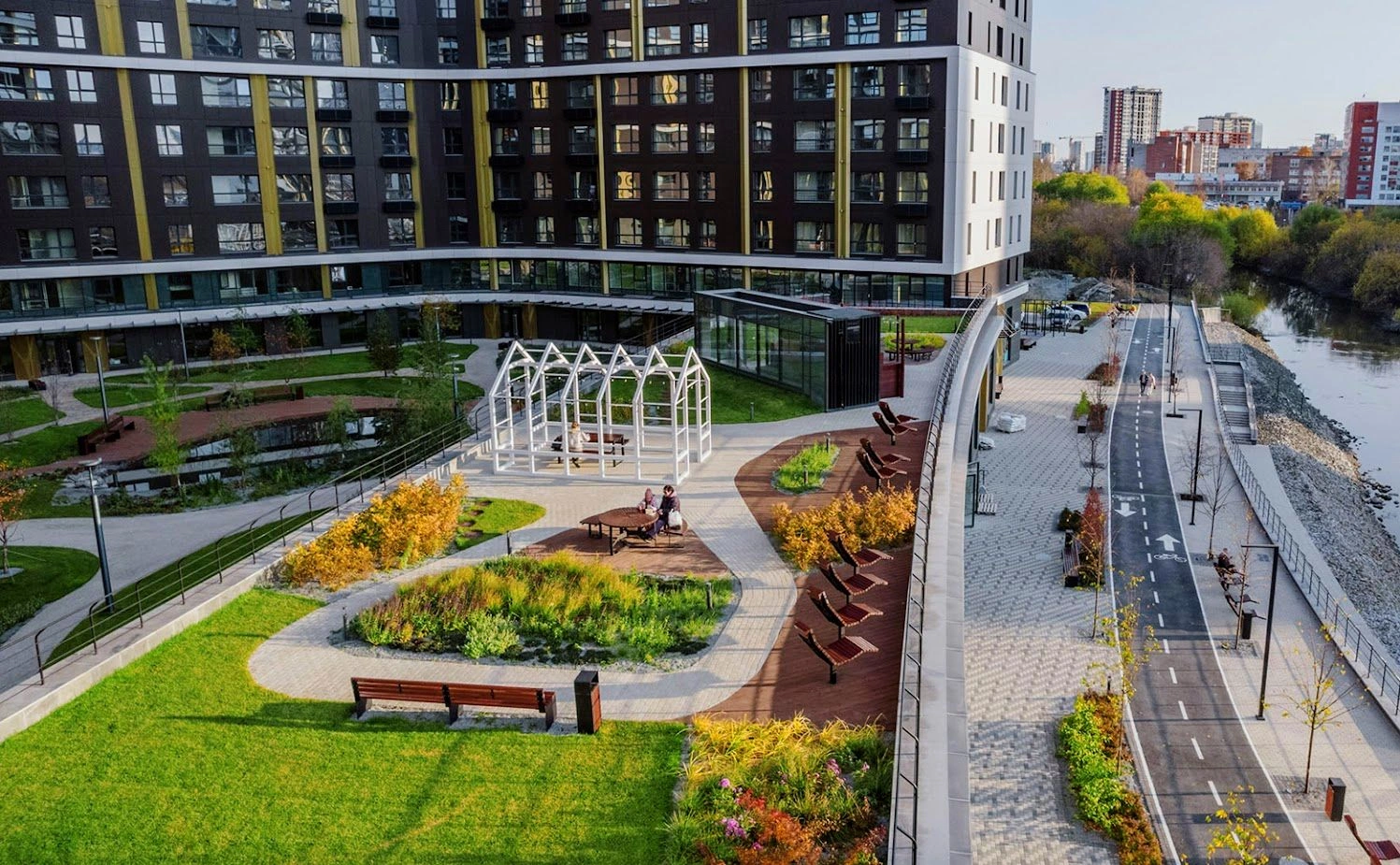 Жилой комплекс в Октябрьском районе