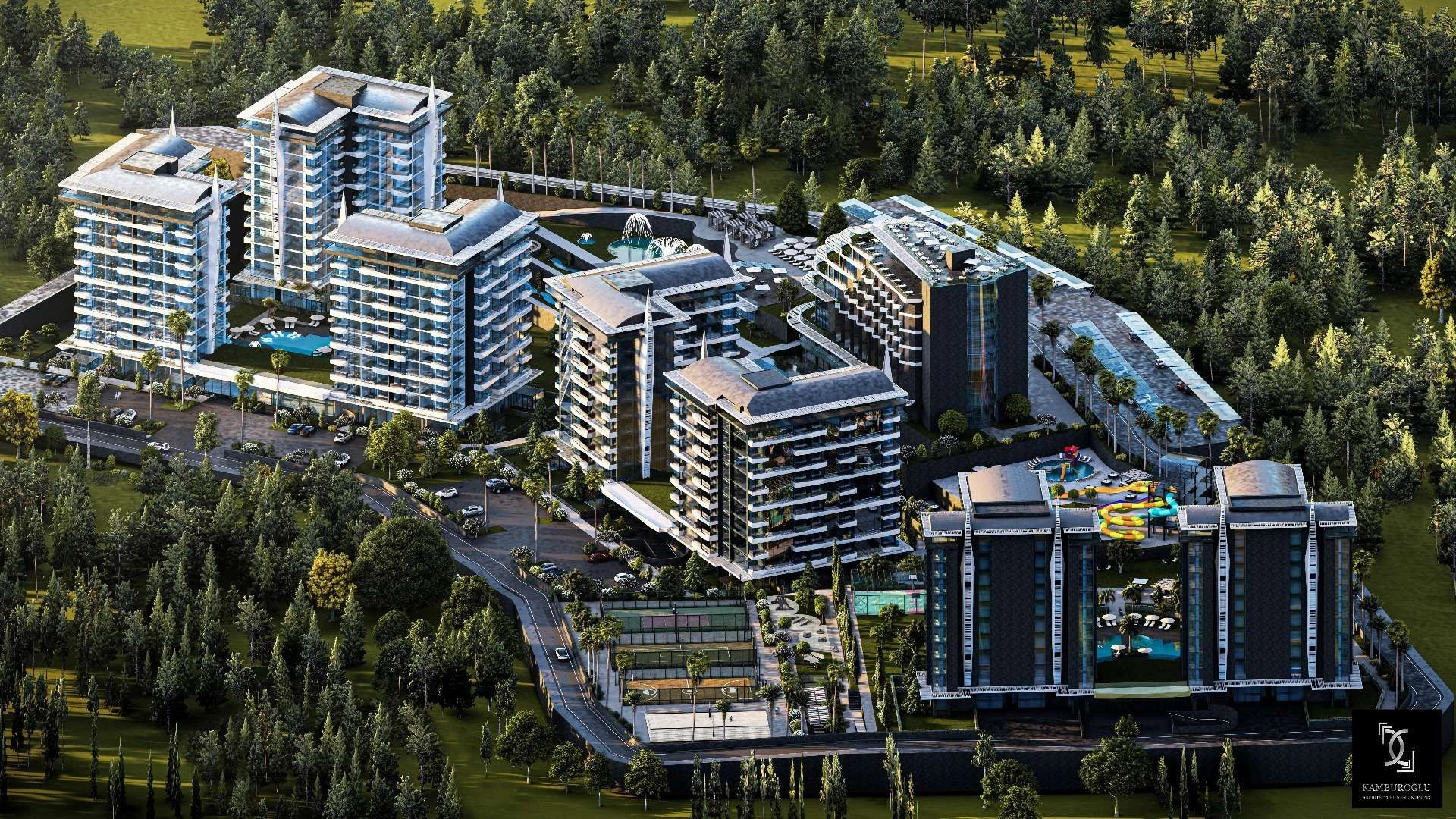 Эксклюзивный роскошный комплекс в Инджекум Алании