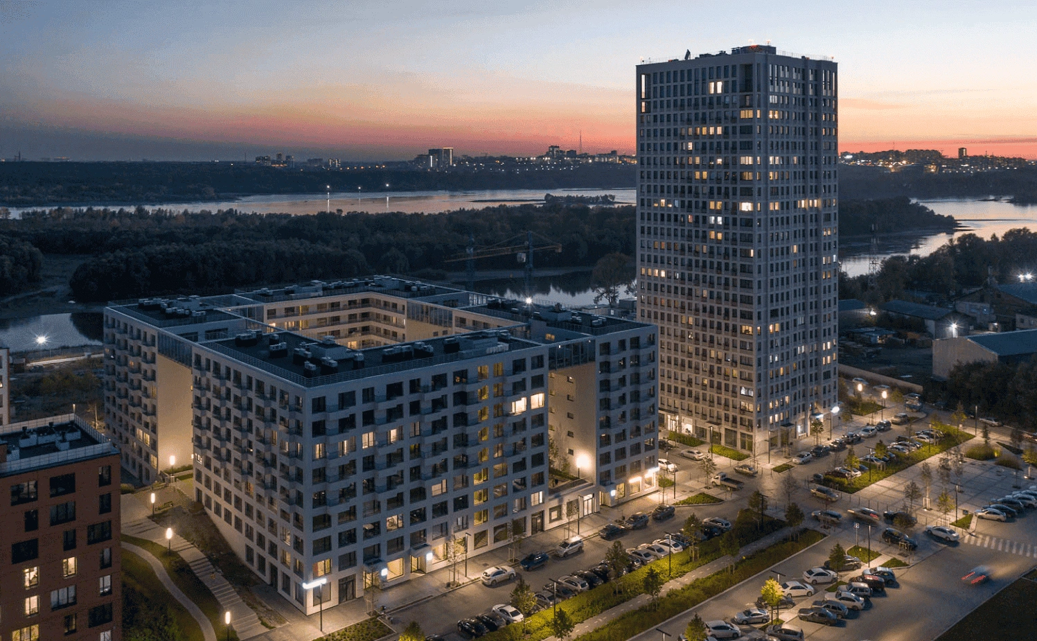 Жилой комплекс в Октябрьском районе