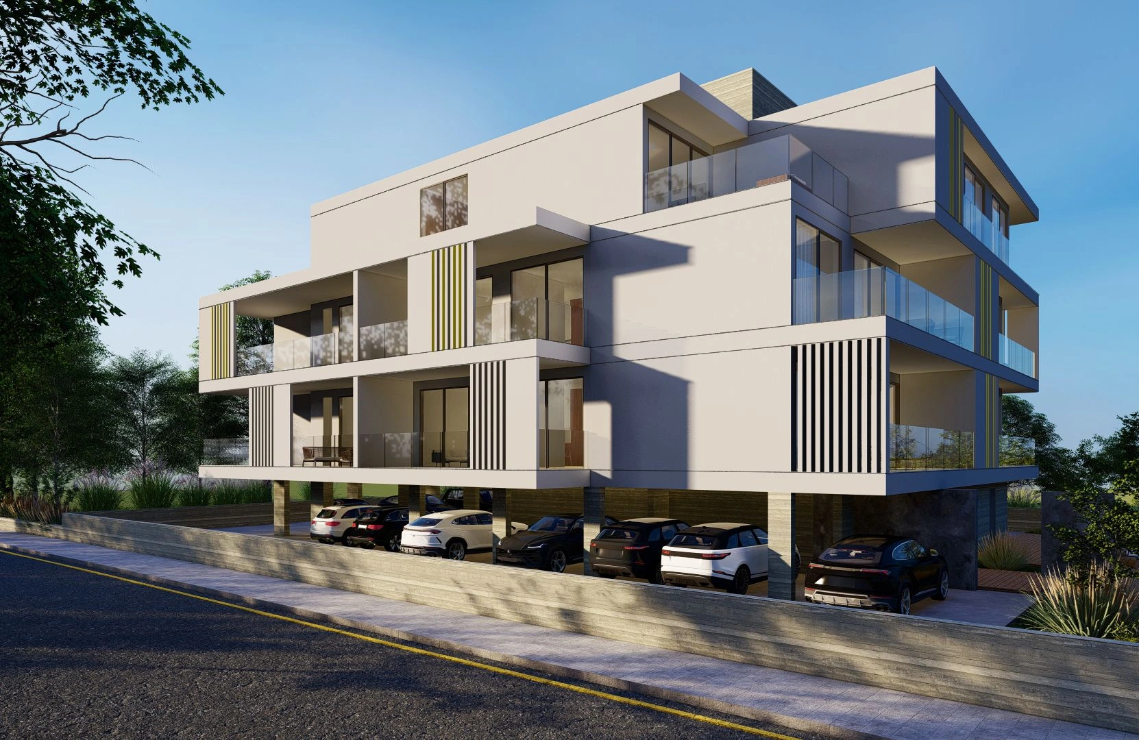 Жилой комплекс в прекрасном районе Агиос-Афанасиос