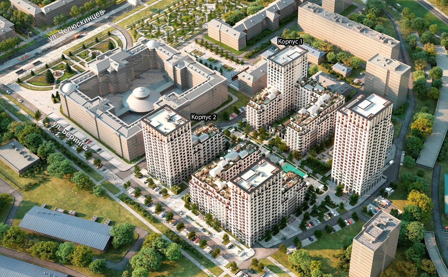 Жилой комплекс в центре Екатеринбурга