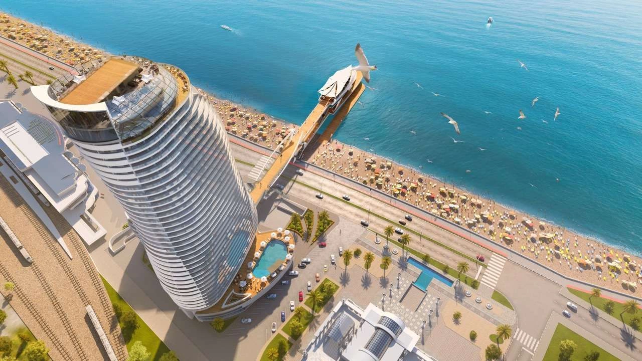 Роскошный комплекс на береговой линии Батуми