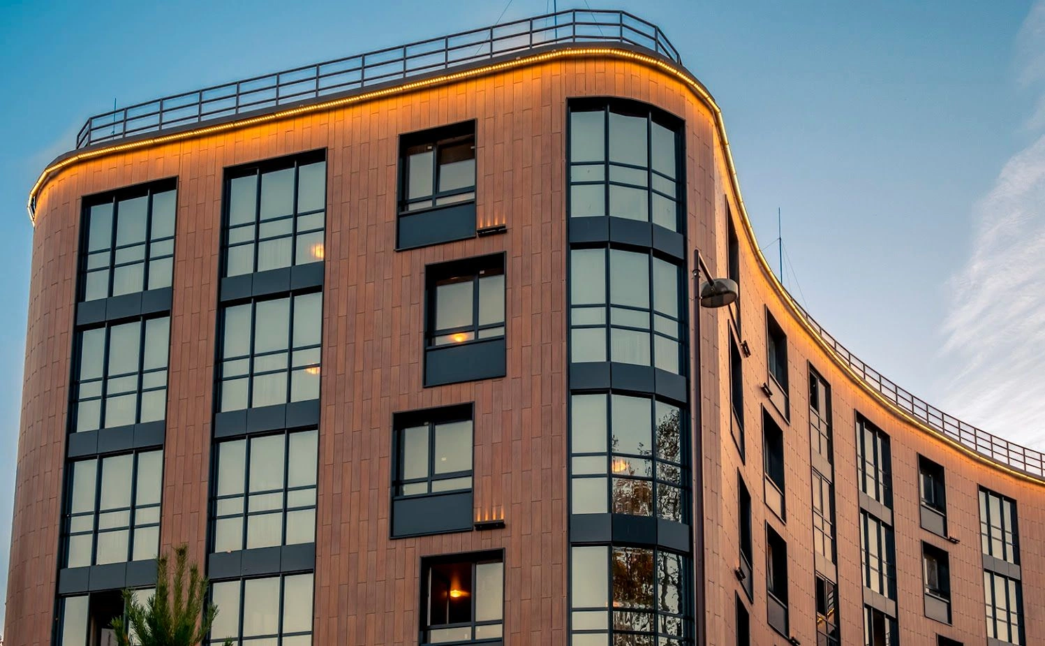 A residential complex on the territory of former sanatorium