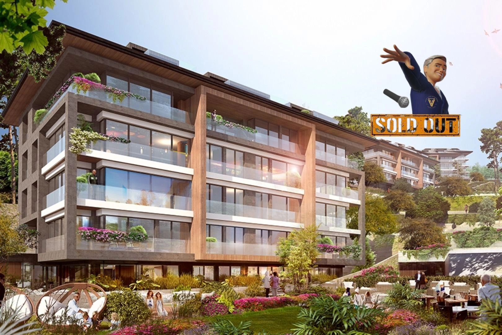 Complex in the Camlica district Istanbul