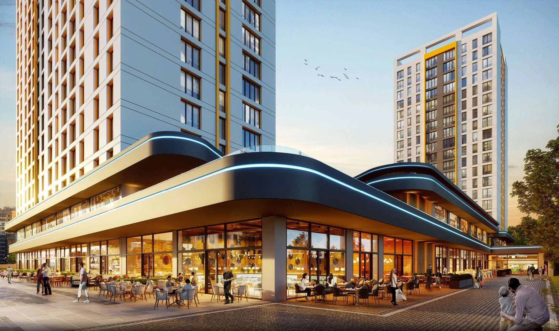 Stylish project in popular area of Istanbul