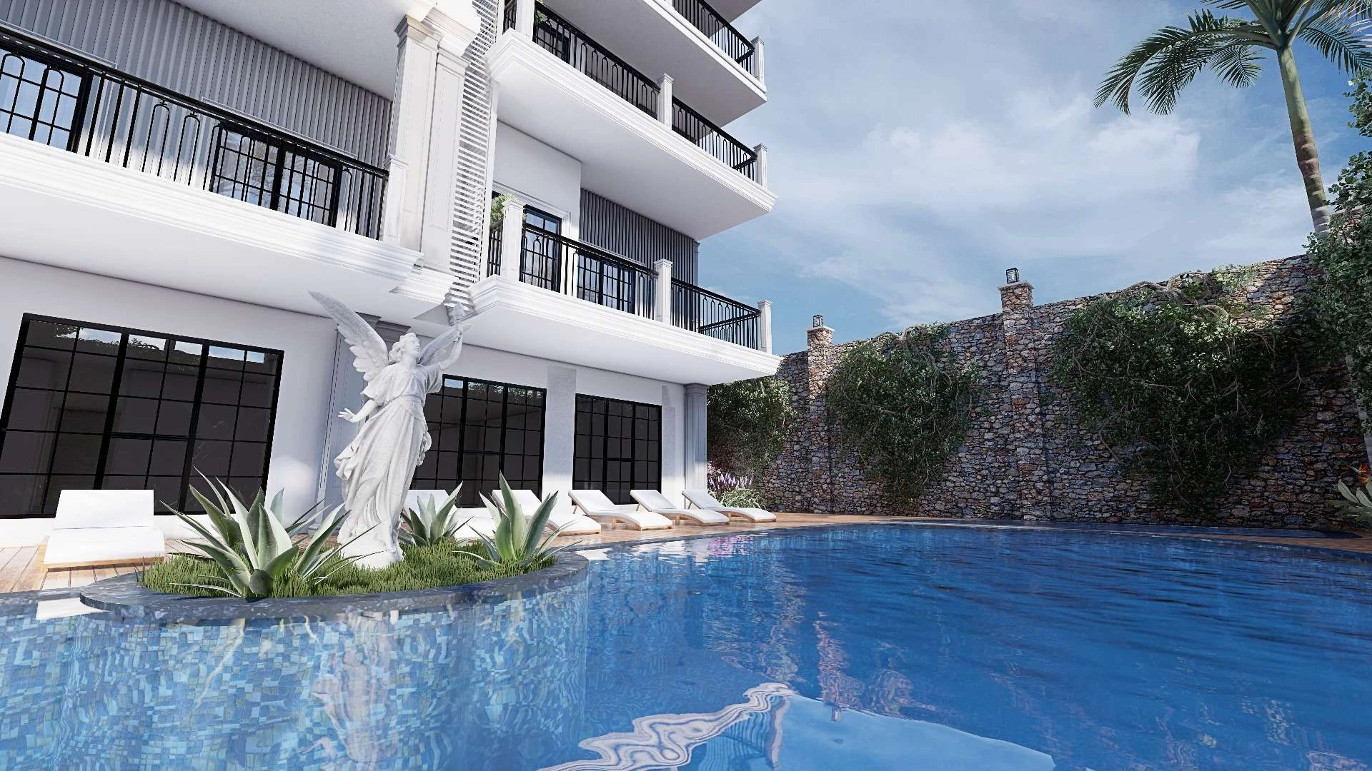 Жилой комплекс в 100 метрах от Средиземного моря