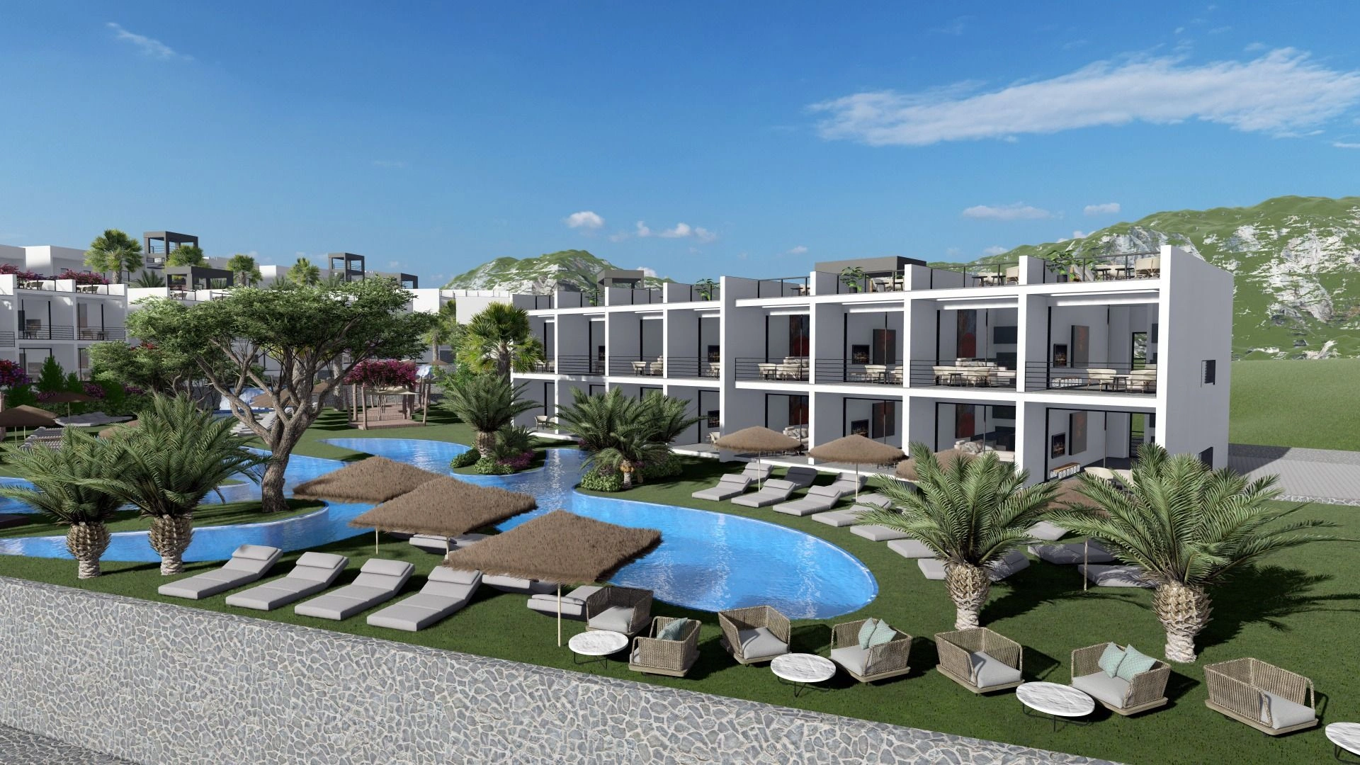 Современный комплекс апартаментов и вилл в Кирении, Северный Кипр