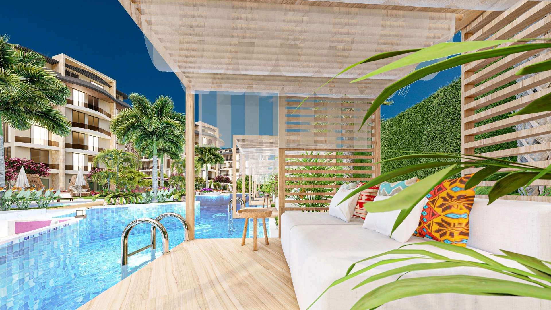 Проект бизнес-класса в районе Оба, Аланья