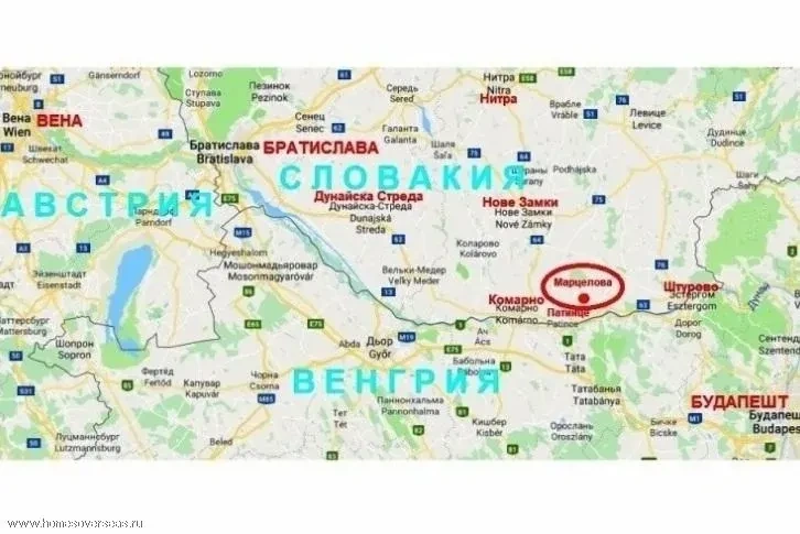 Современный дом 3+1 в деревне Марцелова рядом с Комарно