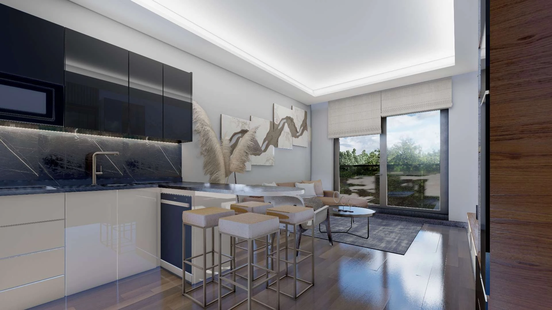 Жилой комплекс в 400 метрах от пляжа Алании