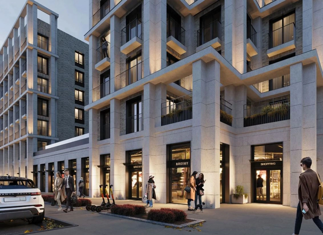 Элитный жилой комплекс в образе современного дома