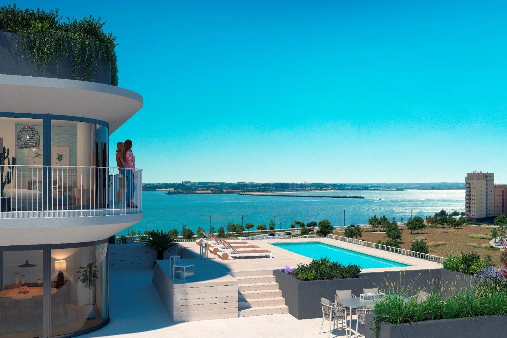 Жилой комплекс в районе Баррейру, Португалия