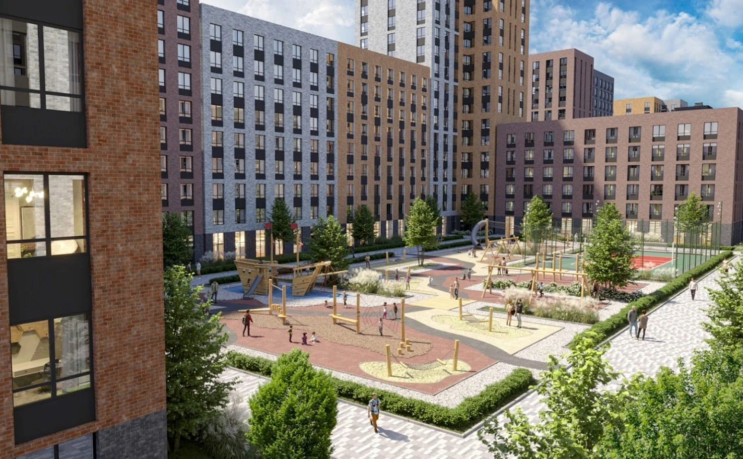 Комплекс, расположенный в районе Ткацкой и Бумажной фабрики