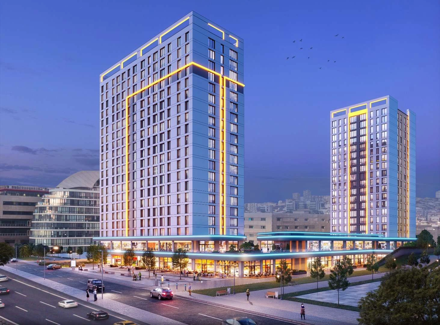 Stylish project in popular area of Istanbul