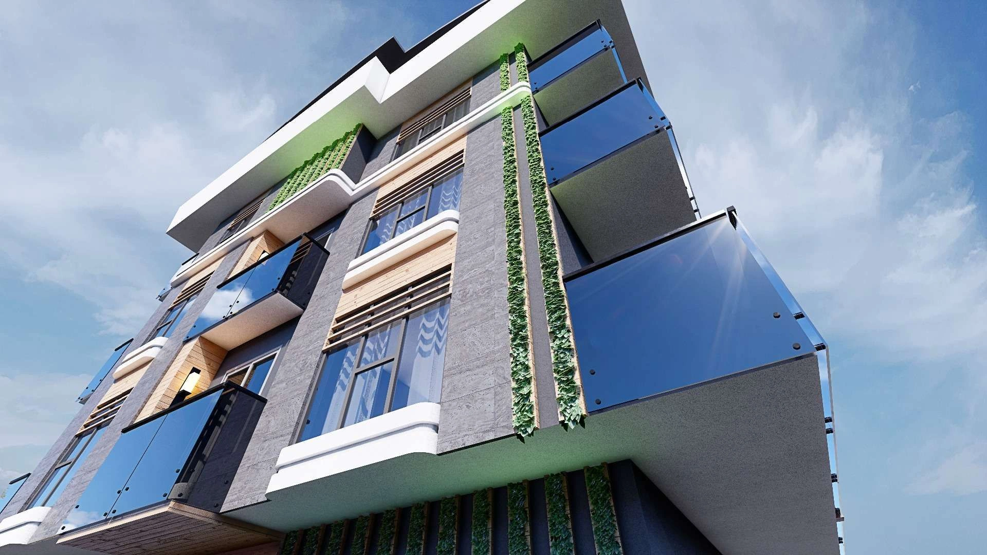 Жилой комплекс в 400 метрах от пляжа Алании