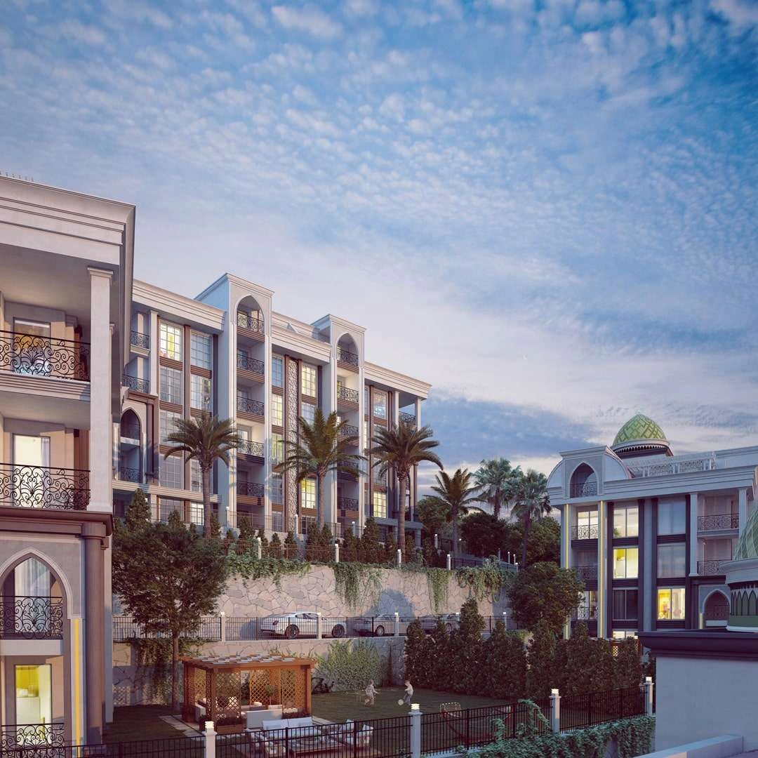 Величественный комплекс резиденций в Каргиджак, Аланья