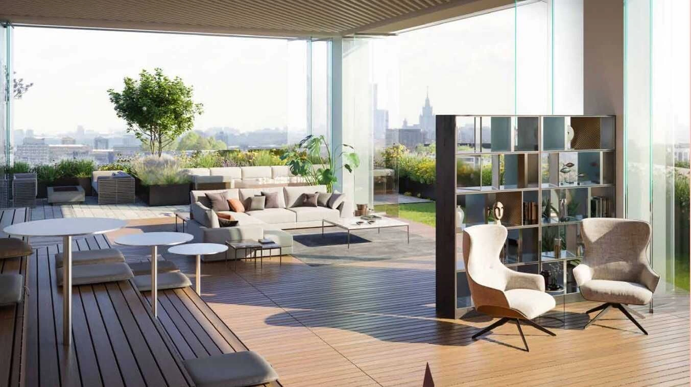 Multifunctional complex in Kutuzovsky Prospekt of Moscow