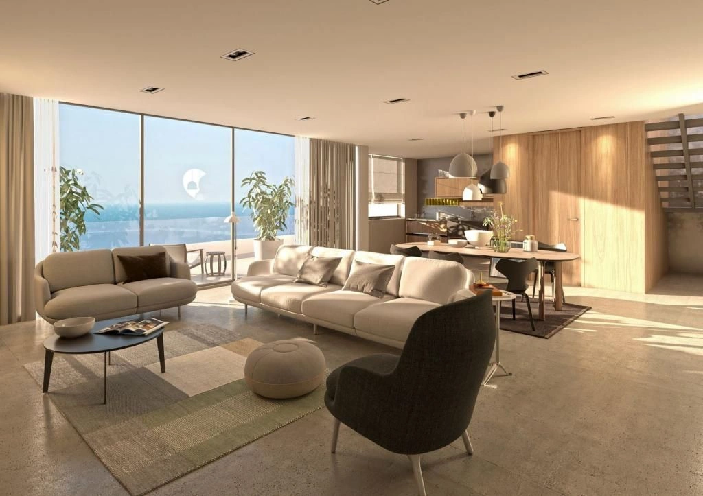 Жилой комплекс рядом с пляжем Маккензи в Ларнаке