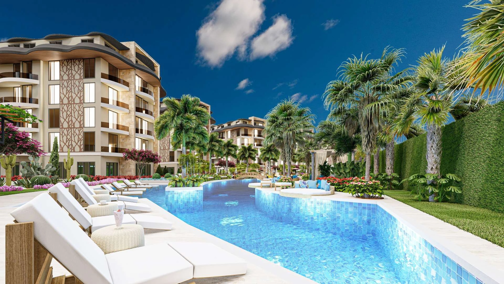 Проект бизнес-класса в районе Оба, Аланья