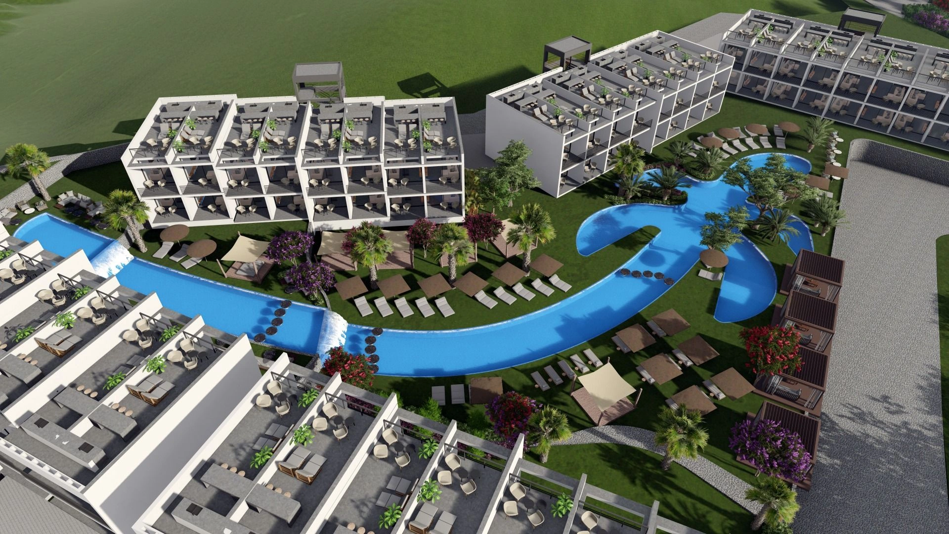 Современный комплекс апартаментов и вилл в Кирении, Северный Кипр