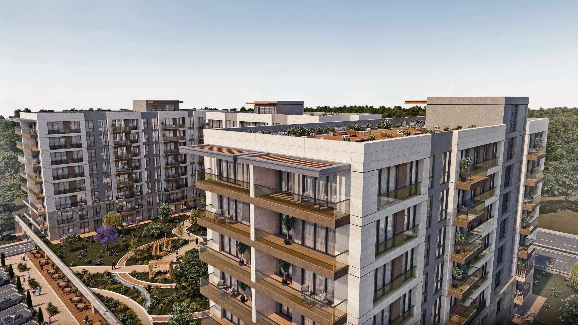 Современный комплекс в районе Авджылар в Стамбуле