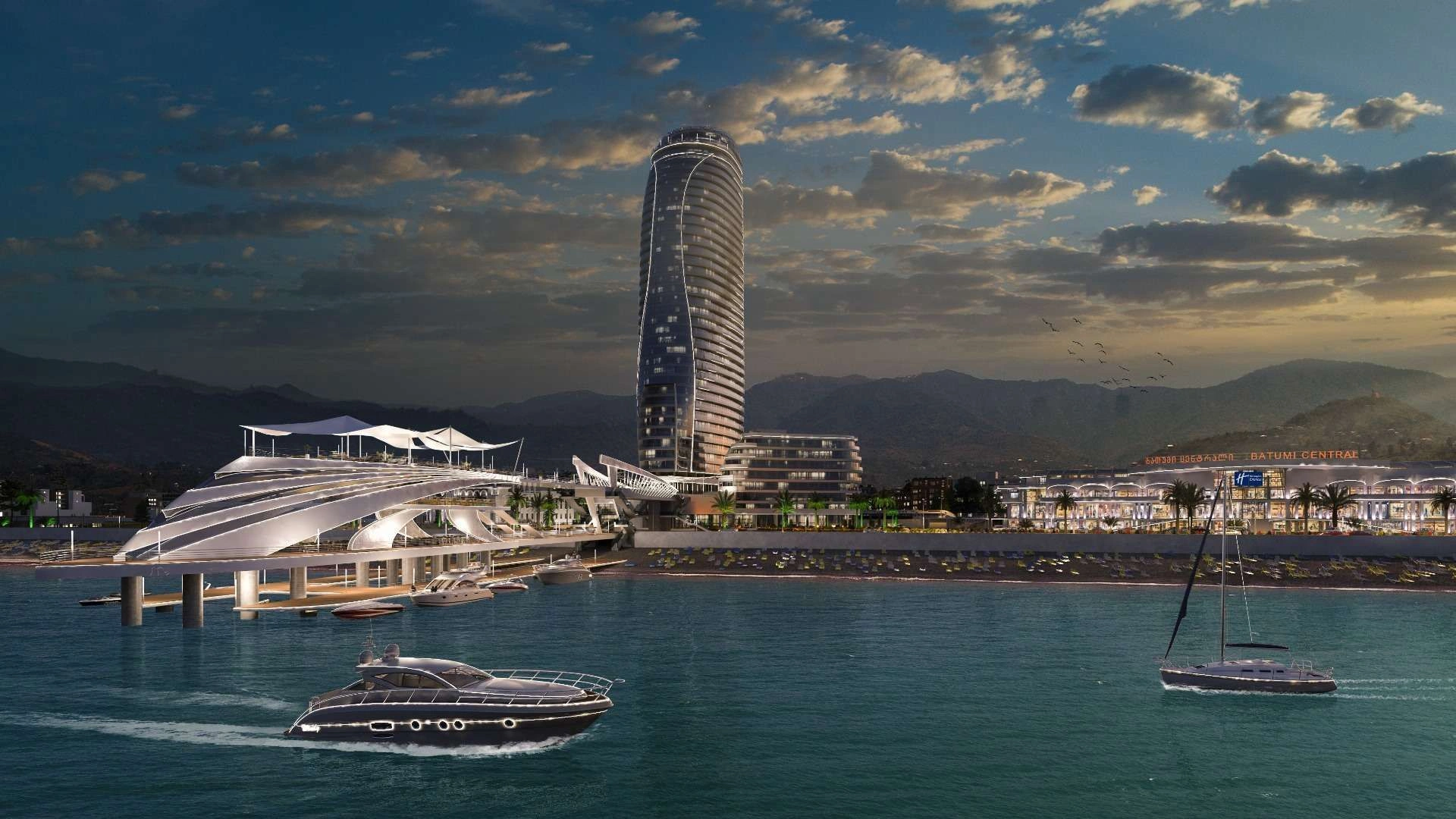 Роскошный комплекс на береговой линии Батуми