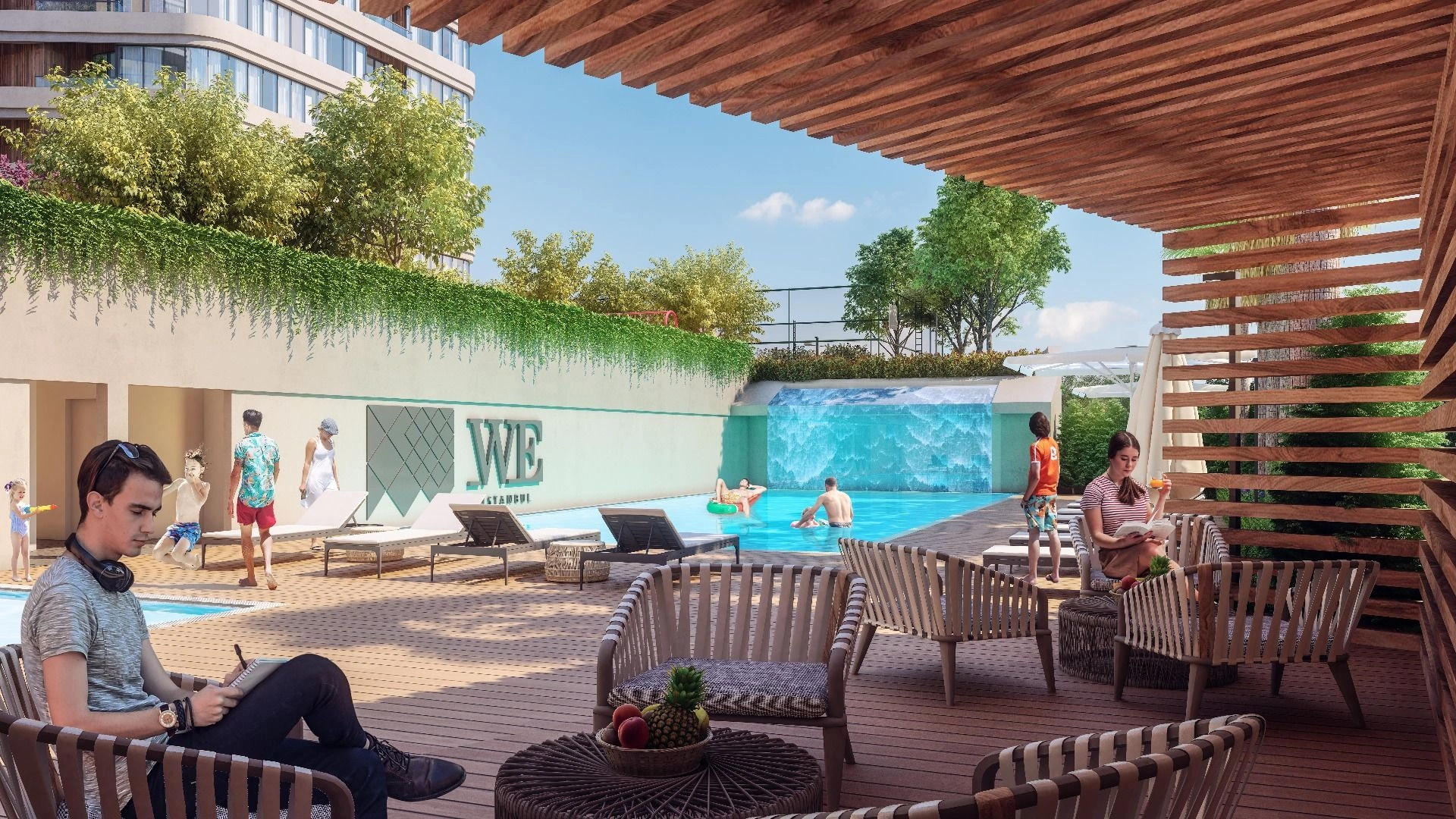 Проект расположен в деловом районе Аташехир