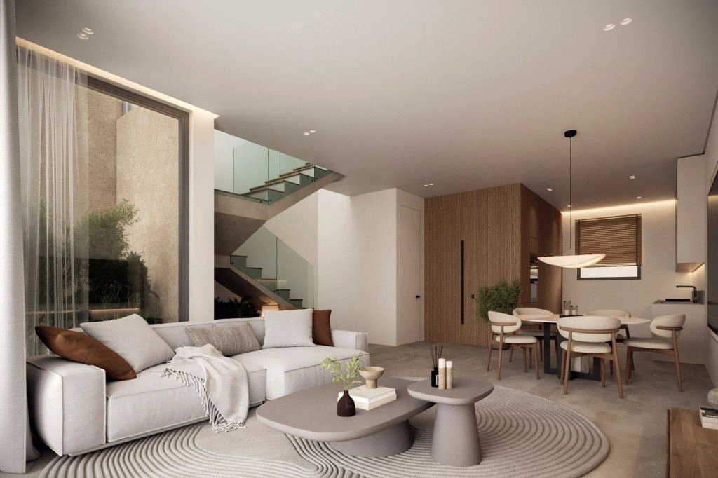 Роскошный комплекс с виллами и таунхаусами в Пафосе