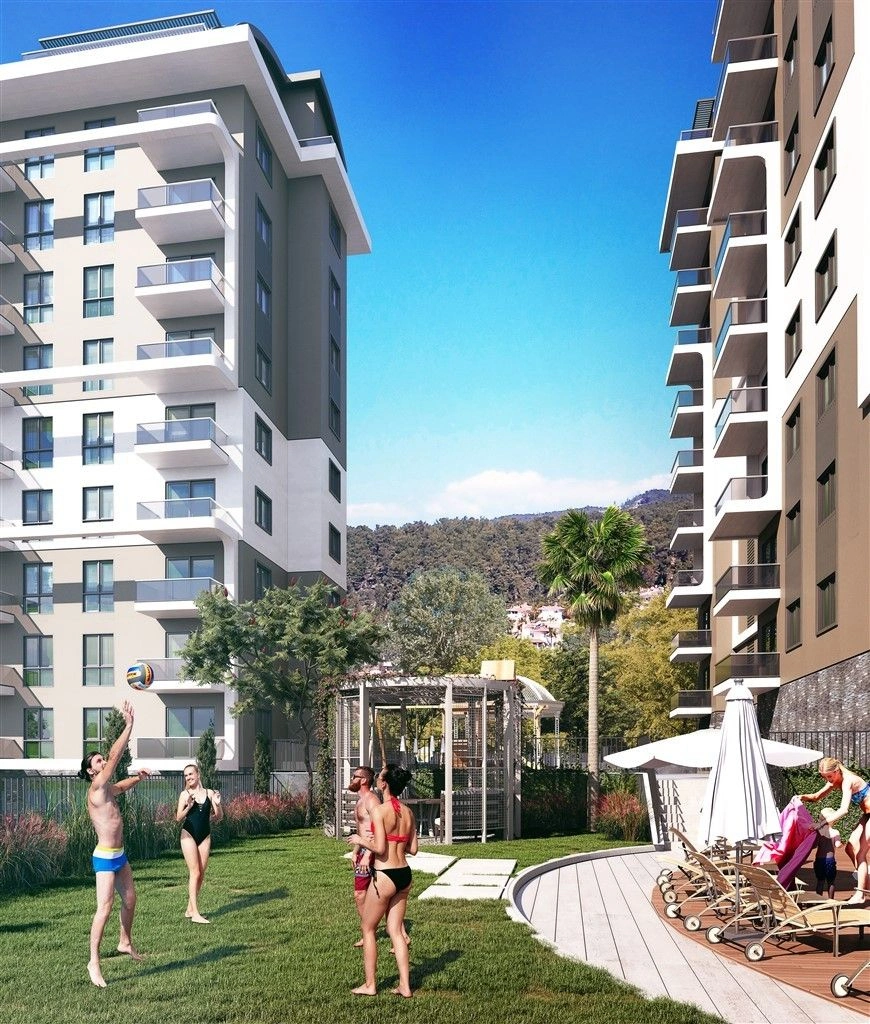 Жилой комплекс в живописной части Авсаллара Аланья