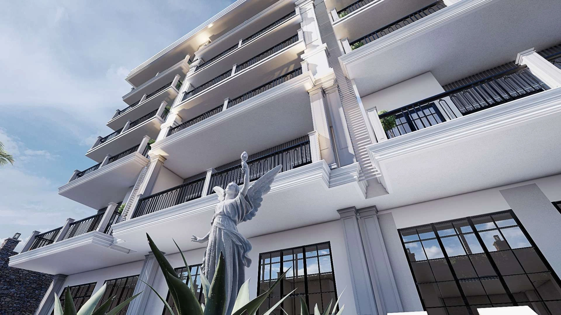 Жилой комплекс в 100 метрах от Средиземного моря