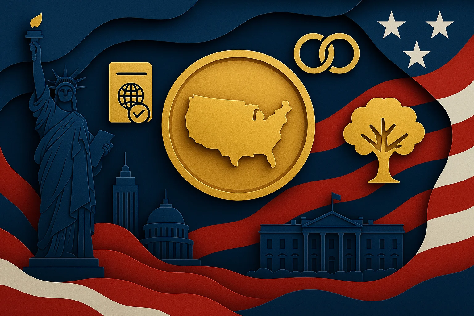 Как получить гражданство США в 2026 году — натурализация, брак и происхождение