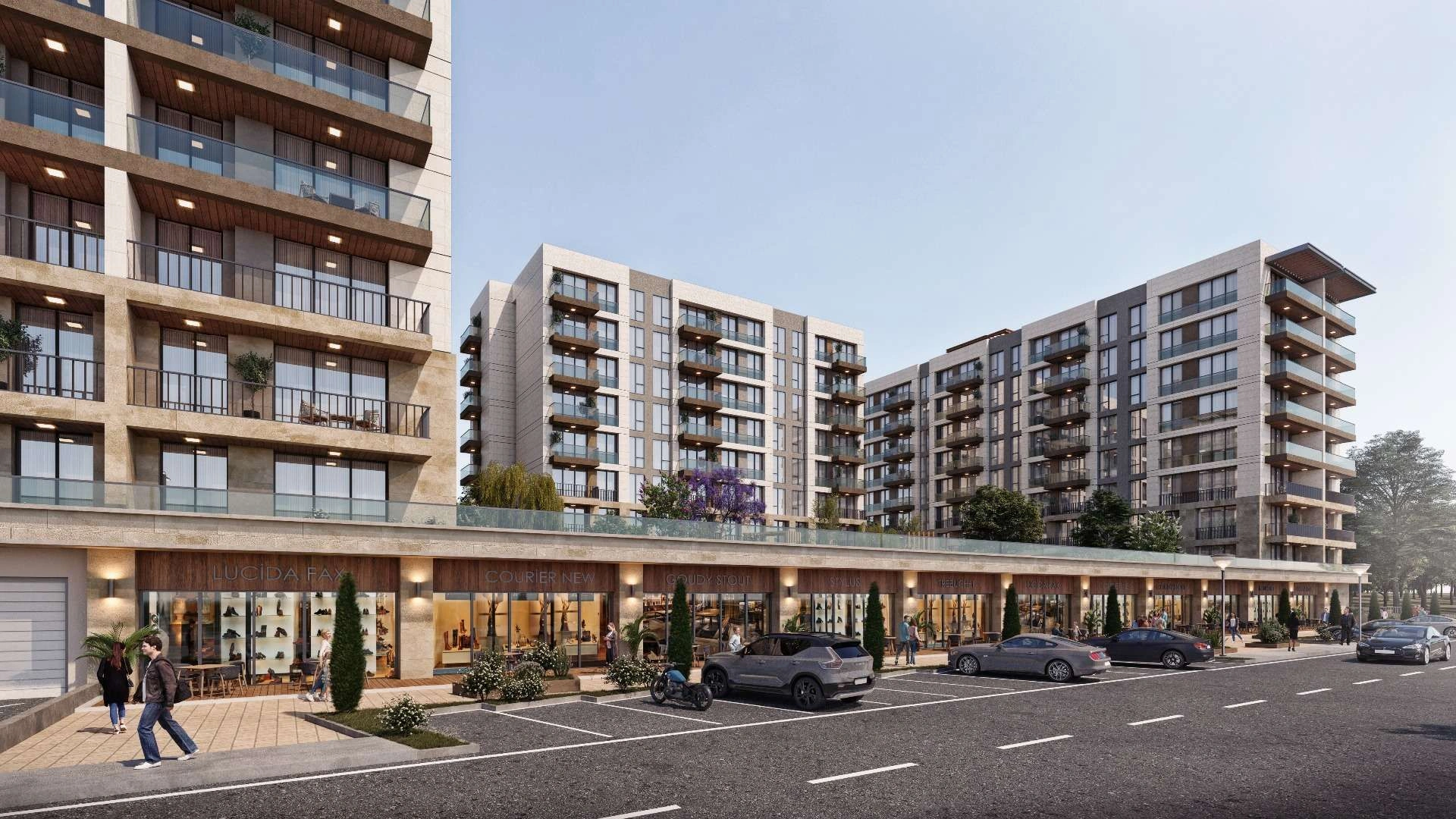 Современный комплекс в районе Авджылар в Стамбуле