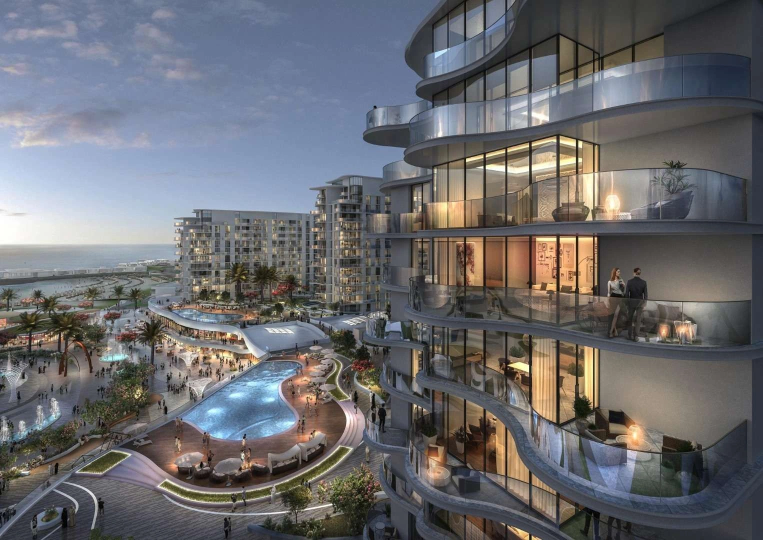 Роскошный жилой проект в престижной части эмирата Абу-Даби