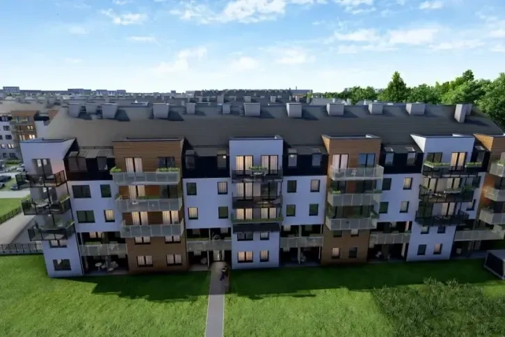 Уютная квартира 43 m2 в тихом пригороде Познани