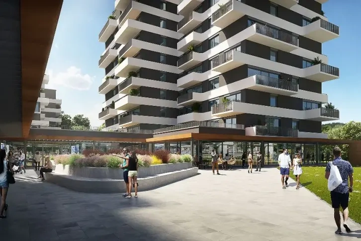 Квартира с панорамным видом в Братиславе