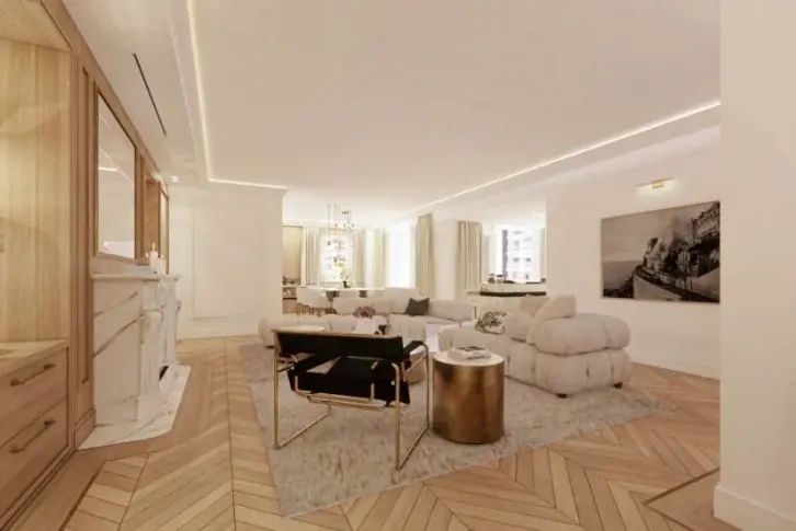 Квартира площадью 224 м2 в здании Флорестан под ремонт, Монако