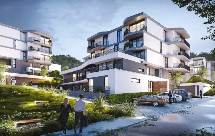 Квартира в Братиславе с террасами и видом на Малые Карпаты, Словакия