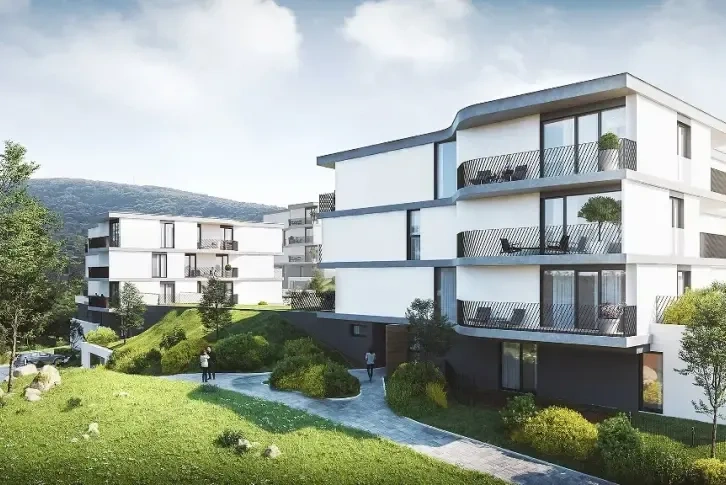 Квартира в Братиславе с террасами и видом на Малые Карпаты, Словакия