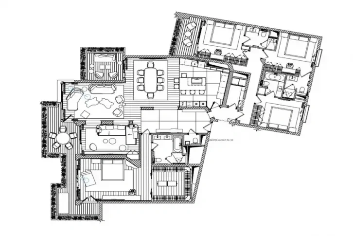 Квартира 4+1 возле пляжа в районе Ларвотто, Монако