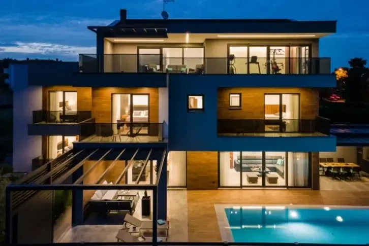 Villa in Fazan overlooking the Briuni Archipelago, Croatia