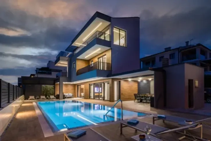 Villa in Fazan overlooking the Briuni Archipelago, Croatia