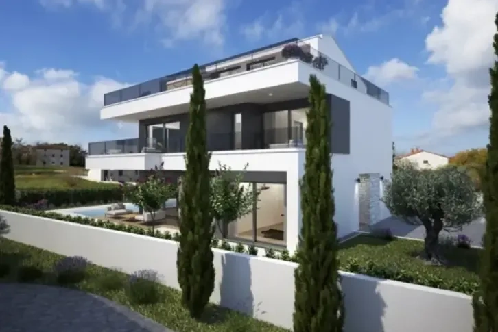 Вилла в тихом районе Пореча, Истрия