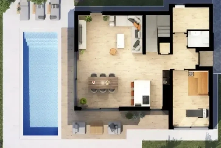 Вилла в тихом районе Пореча, Истрия