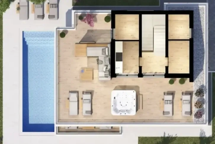 Вилла в тихом районе Пореча, Истрия