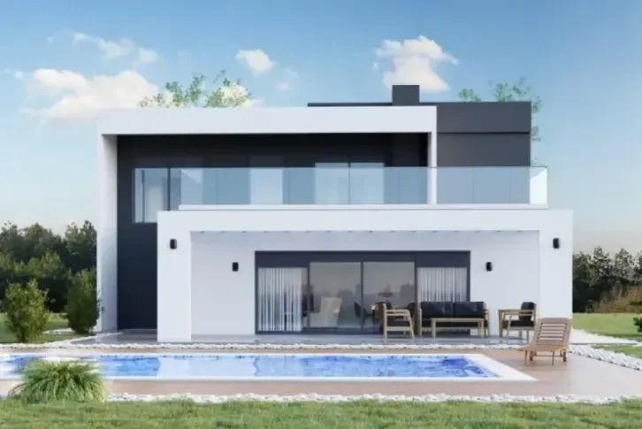Modern style villa in Svetvincenate, Croatia